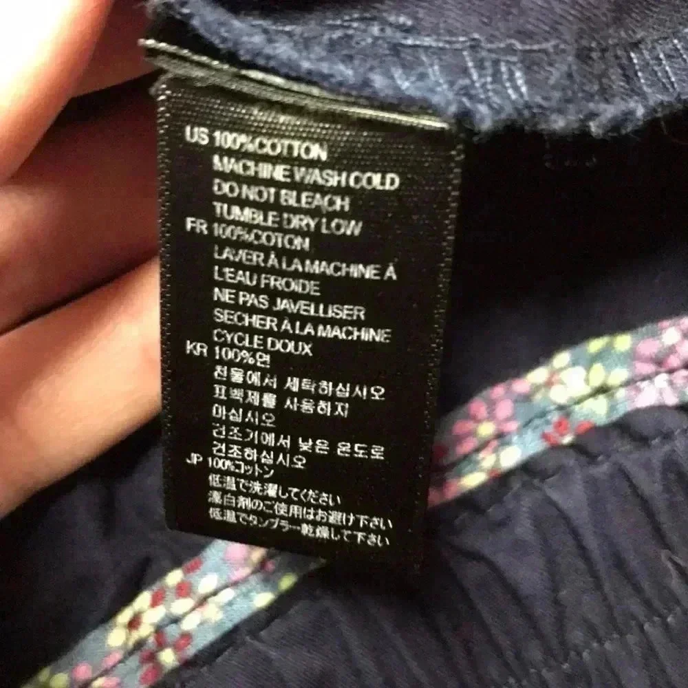 Rue 21 Navy Crop Jacket, Size med - Picture 6 of 7